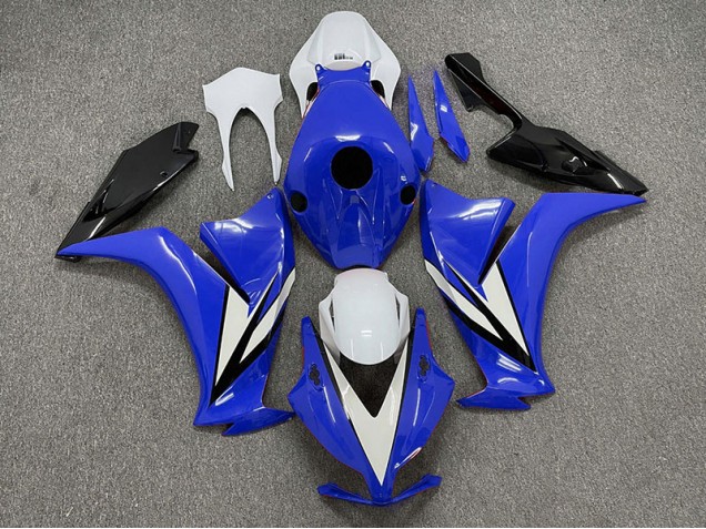 Blue with White 2012-2016 Honda CBR1000RR Motorcycle Fairing Blue with White 2012-2016 Honda CBR1000RR Motorcycle Fairing