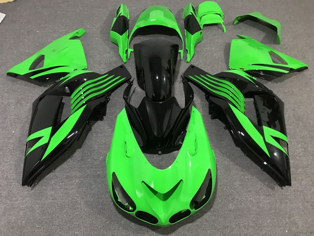 Bright Green 2006-2011 Kawasaki ZX14R Motorcycle Fairing Bright Green 2006-2011 Kawasaki ZX14R Motorcycle Fairing