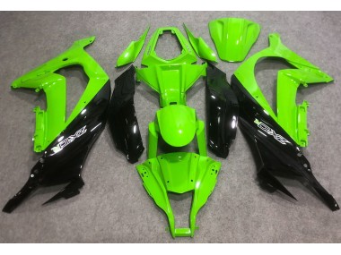 Bright Green & Green R 2016-2019 Kawasaki ZX10R Motorcycle Fairing