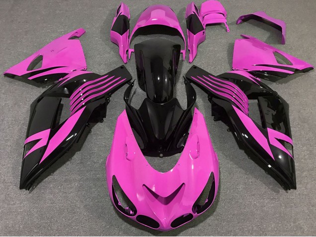 Bright Pink 2006-2011 Kawasaki ZX14R Motorcycle Fairing Bright Pink 2006-2011 Kawasaki ZX14R Motorcycle Fairing