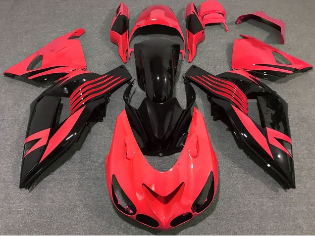 Bright Red 2006-2011 Kawasaki ZX14R Motorcycle Fairing Bright Red 2006-2011 Kawasaki ZX14R Motorcycle Fairing