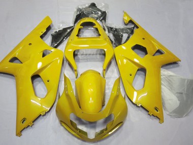 Bright Yellow 2001-2003 Suzuki GSXR 600-750 Motorcycle Fairing