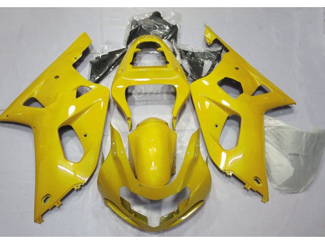 Bright Yellow 2001-2003 Suzuki GSXR 600-750 Motorcycle Fairing Bright Yellow 2001-2003 Suzuki GSXR 600-750 Motorcycle Fairing