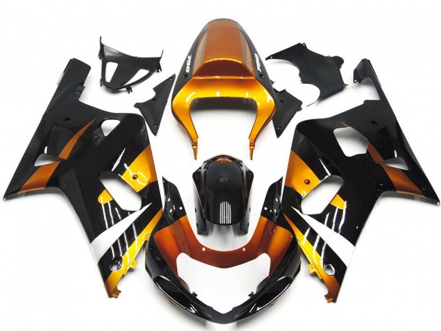 Bronze and Black OEM Style 2001-2003 Suzuki GSXR 600-750 Motorcycle Fairing Bronze and Black OEM Style 2001-2003 Suzuki GSXR 600-750 Motorcycle Fairing