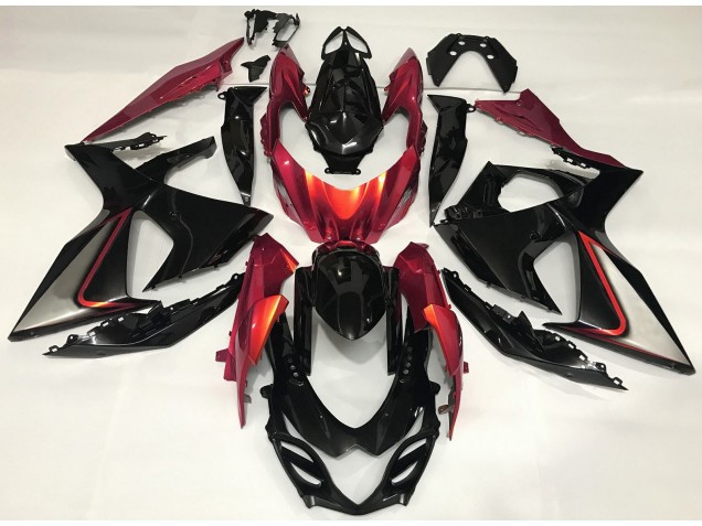 Burnt Orange and Black 2009-2016 Suzuki GSXR 1000 Motorcycle Fairing Burnt Orange and Black 2009-2016 Suzuki GSXR 1000 Motorcycle Fairing