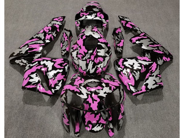 Camo & LIGHT PINK 2005-2006 Honda CBR600RR Motorcycle Fairing Camo & LIGHT PINK 2005-2006 Honda CBR600RR Motorcycle Fairing