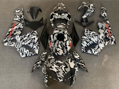 Camo & Red Decals 2005-2006 Honda CBR600RR Motorcycle Fairing