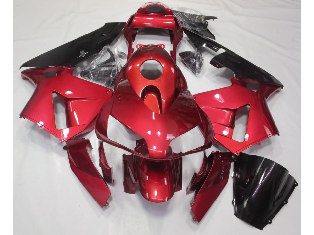 Candy Red Plain 2003-2004 Honda CBR600RR Motorcycle Fairing Candy Red Plain 2003-2004 Honda CBR600RR Motorcycle Fairing