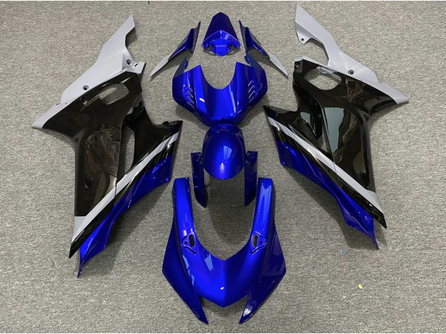 Cement Black and Blue 2017-2021 Yamaha R6 Motorcycle Fairing Cement Black and Blue 2017-2021 Yamaha R6 Motorcycle Fairing