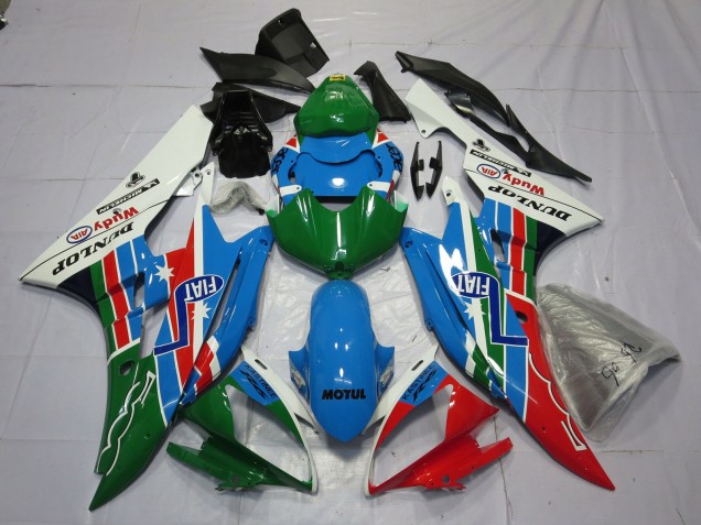 Classic Dunlop 2006-2007 Yamaha R6 Motorcycle Fairing Classic Dunlop 2006-2007 Yamaha R6 Motorcycle Fairing