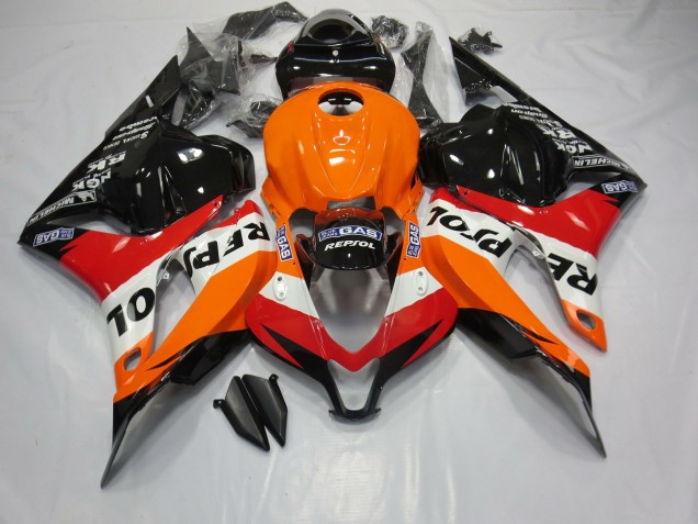 Classic Repsol Style 2009-2012 Honda CBR600RR Motorcycle Fairing Classic Repsol Style 2009-2012 Honda CBR600RR Motorcycle Fairing