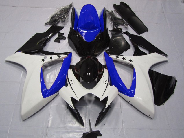 Dark Blue Star 2006-2007 Suzuki GSXR 600-750 Motorcycle Fairing Dark Blue Star 2006-2007 Suzuki GSXR 600-750 Motorcycle Fairing