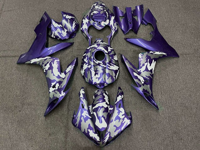 Dark Purple Camo 2004-2006 Yamaha R1 Motorcycle Fairing Dark Purple Camo 2004-2006 Yamaha R1 Motorcycle Fairing