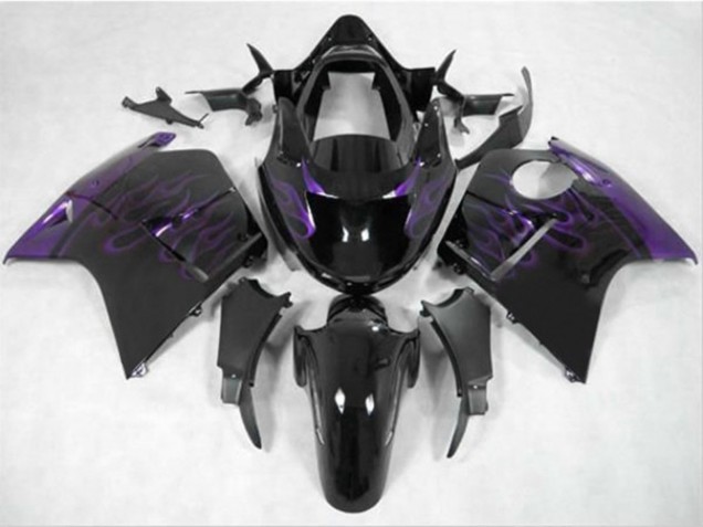 Dark Purple Flame 1996-2007 Honda CBR1100XX Motorcycle Fairing Dark Purple Flame 1996-2007 Honda CBR1100XX Motorcycle Fairing