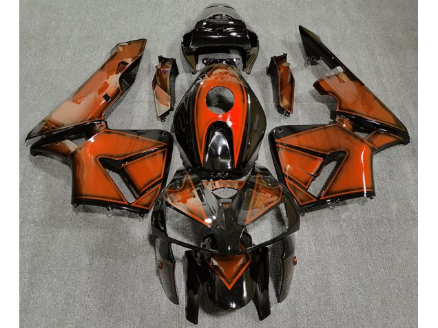 Deep Orange 2005-2006 Honda CBR600RR Motorcycle Fairing Deep Orange 2005-2006 Honda CBR600RR Motorcycle Fairing