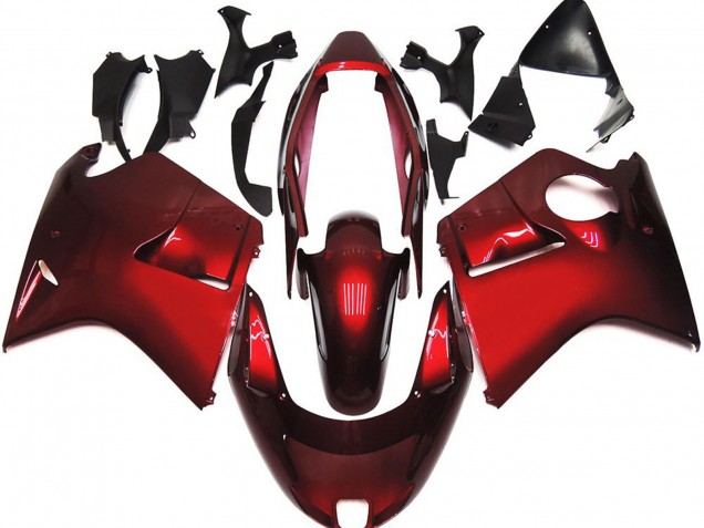Deep Vibrant Red 1996-2007 Honda CBR1100XX Motorcycle Fairing Deep Vibrant Red 1996-2007 Honda CBR1100XX Motorcycle Fairing