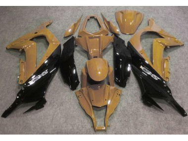 Desert Tan and Black 2016-2019 Kawasaki ZX10R Motorcycle Fairing