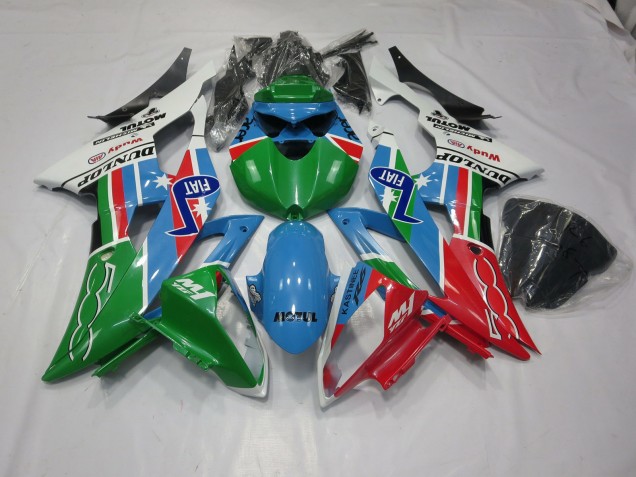 Dunlop Design 2008-2016 Yamaha R6 Motorcycle Fairing Dunlop Design 2008-2016 Yamaha R6 Motorcycle Fairing