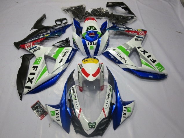 Fixi 2009-2016 Suzuki GSXR 1000 Motorcycle Fairing Fixi 2009-2016 Suzuki GSXR 1000 Motorcycle Fairing