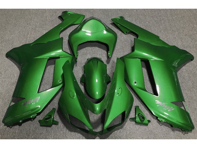 Forest Green 2007-2008 Kawasaki ZX6R Motorcycle Fairing Forest Green 2007-2008 Kawasaki ZX6R Motorcycle Fairing