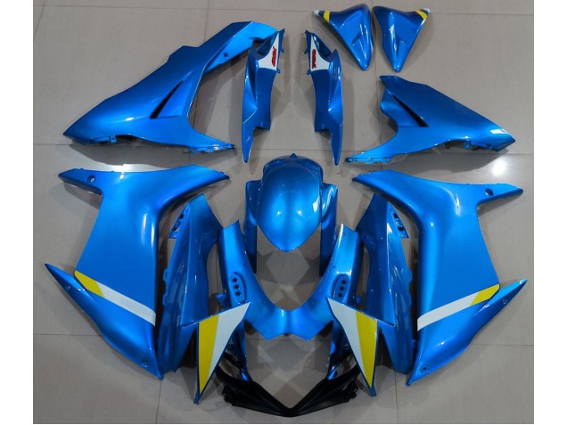 Full Gloss Light Blue 2011-2024 Suzuki GSXR 600-750 Motorcycle Fairing Full Gloss Light Blue 2011-2024 Suzuki GSXR 600-750 Motorcycle Fairing