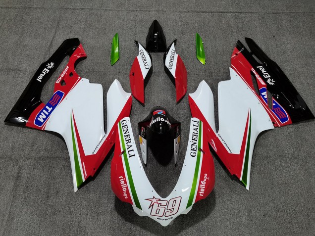 Generali 2015-2017 Ducati Ducati 959 1299 Motorcycle Fairing Generali 2015-2017 Ducati Ducati 959 1299 Motorcycle Fairing
