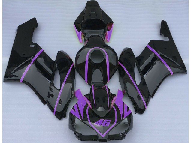Gloss Black & Purple 2004-2005 Honda CBR1000RR Motorcycle Fairing Gloss Black & Purple 2004-2005 Honda CBR1000RR Motorcycle Fairing