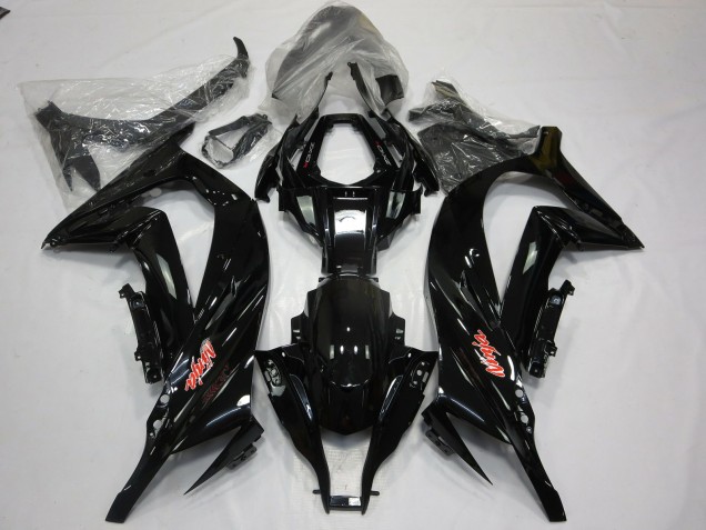 Gloss Black Red 2011-2015 Kawasaki ZX10R Motorcycle Fairing Gloss Black Red 2011-2015 Kawasaki ZX10R Motorcycle Fairing