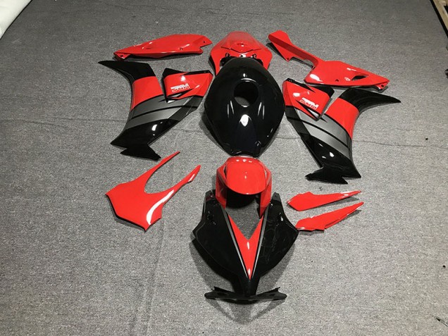 Gloss Black Red / Grey 2012-2016 Honda CBR1000RR Motorcycle Fairing Gloss Black Red / Grey 2012-2016 Honda CBR1000RR Motorcycle Fairing