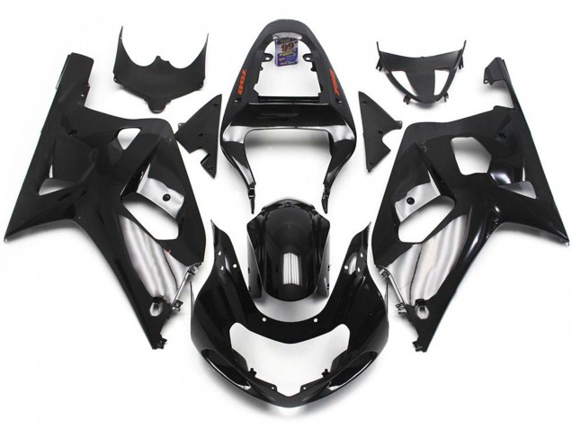 Gloss Black 2001-2003 Suzuki GSXR 600-750 Motorcycle Fairing Gloss Black 2001-2003 Suzuki GSXR 600-750 Motorcycle Fairing