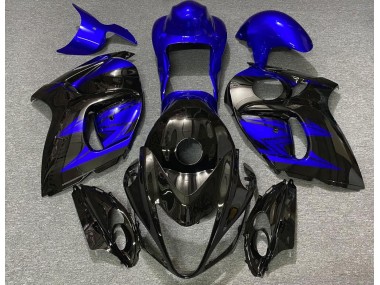 Gloss Black and Deep Blue 2008-2020 Suzuki GSXR 1300 Hayabusa Motorcycle Fairing