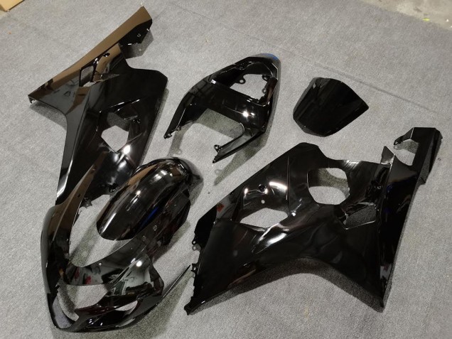 Gloss Black 2004-2005 Suzuki GSXR 600-750 Motorcycle Fairing Gloss Black 2004-2005 Suzuki GSXR 600-750 Motorcycle Fairing