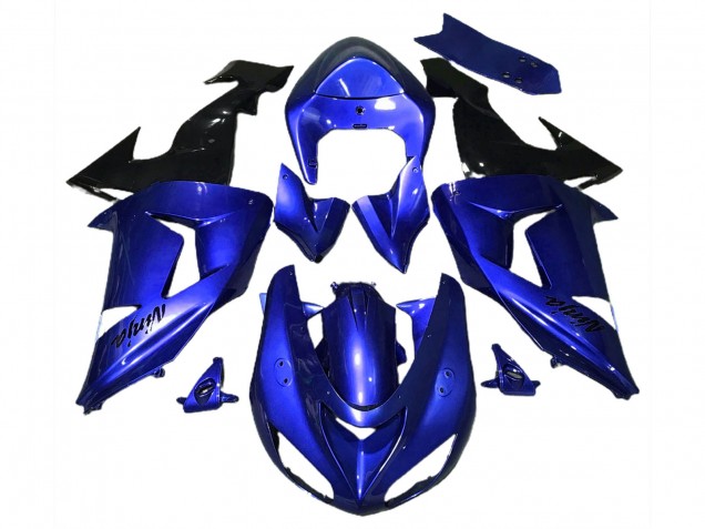 Gloss Blue 2006-2007 Kawasaki ZX10R Motorcycle Fairing Gloss Blue 2006-2007 Kawasaki ZX10R Motorcycle Fairing