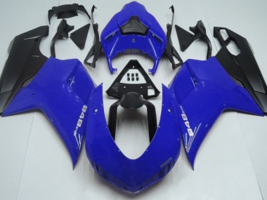 Gloss Blue & Black 2007-2014 Ducati Ducati 848 1098 1198 Motorcycle Fairing