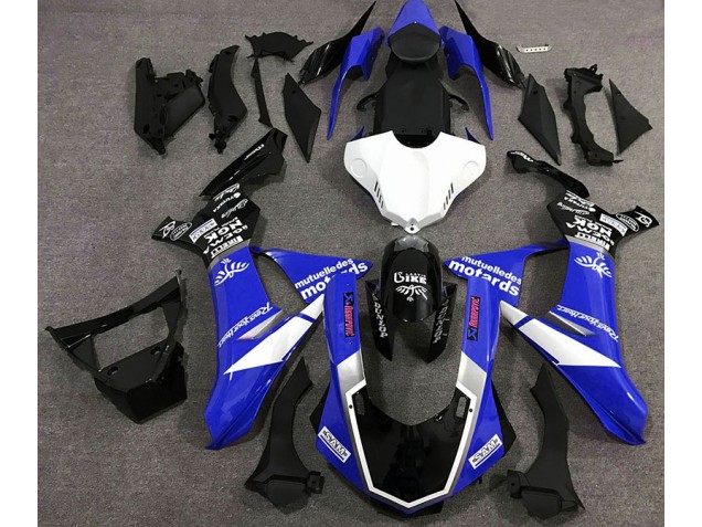 Gloss Blue Logo Style 2015-2019 Yamaha R1 Motorcycle Fairing Gloss Blue Logo Style 2015-2019 Yamaha R1 Motorcycle Fairing