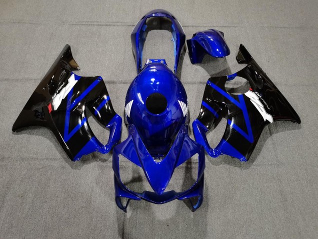 Gloss Blue and Black 2004-2007 Honda CBR600 F4i Motorcycle Fairing Gloss Blue and Black 2004-2007 Honda CBR600 F4i Motorcycle Fairing