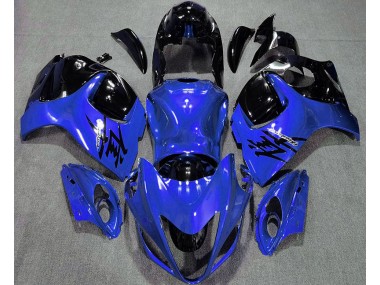 Gloss Blue and Black 2008-2020 Suzuki GSXR 1300 Hayabusa Motorcycle Fairing