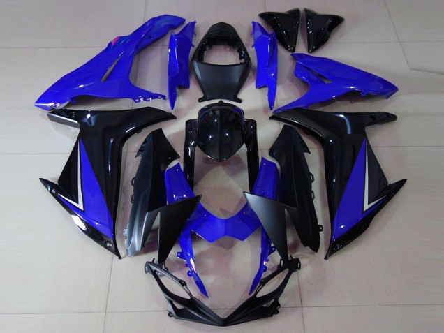 Gloss Blue and Black 2011-2024 Suzuki GSXR 600-750 Motorcycle Fairing Gloss Blue and Black 2011-2024 Suzuki GSXR 600-750 Motorcycle Fairing