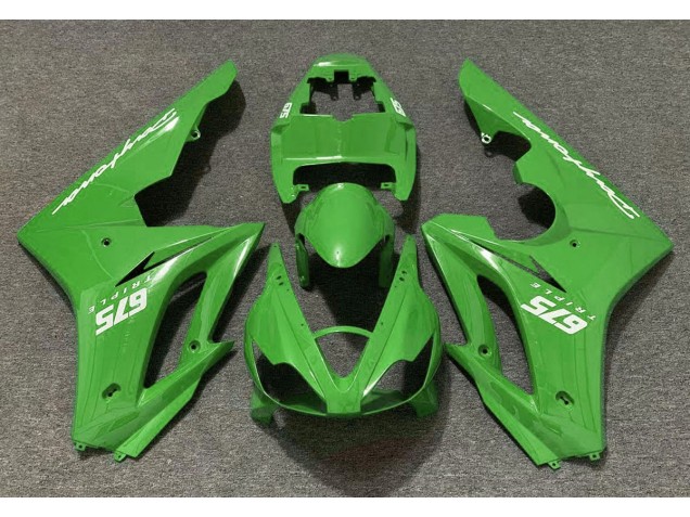 Gloss Green 2006-2008 Triumph Daytona 675 Motorcycle Fairing Gloss Green 2006-2008 Triumph Daytona 675 Motorcycle Fairing
