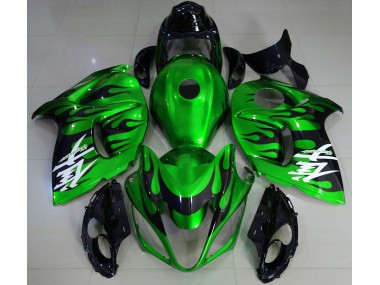 Gloss Green & Black 2008-2020 Suzuki GSXR 1300 Hayabusa Motorcycle Fairing