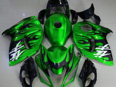 Gloss Green & Black 2008-2020 Suzuki GSXR 1300 Hayabusa Motorcycle Fairing