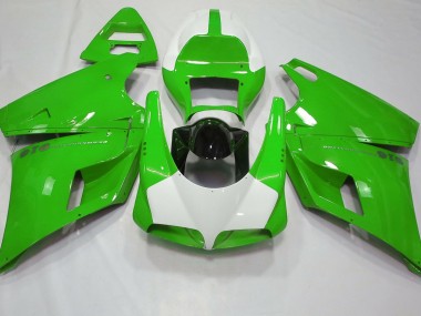 Gloss Green & White 1993-2005 Ducati Ducati 996 748 916 998 Motorcycle Fairing