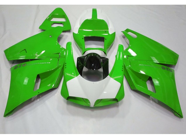 Gloss Green & White 1993-2005 Ducati Ducati 996 748 916 998 Motorcycle Fairing Gloss Green & White 1993-2005 Ducati Ducati 996 748 916 998 Motorcycle Fairing