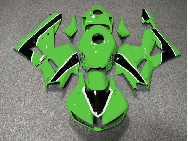 Gloss Green and Black 2013-2023 Honda CBR600RR Motorcycle Fairing Gloss Green and Black 2013-2023 Honda CBR600RR Motorcycle Fairing