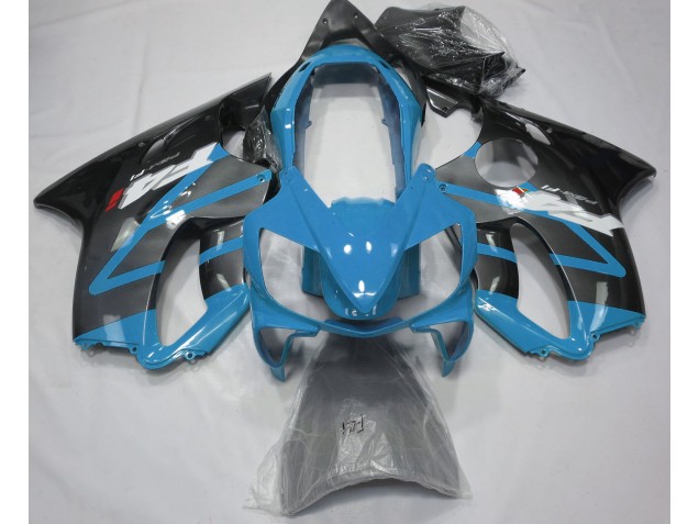 Gloss Light Blue & Grey 2004-2007 Honda CBR600 F4i Motorcycle Fairing Gloss Light Blue & Grey 2004-2007 Honda CBR600 F4i Motorcycle Fairing