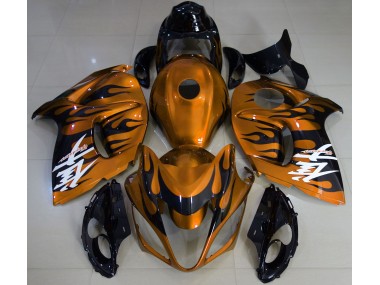 Gloss Orange & Black 2008-2020 Suzuki GSXR 1300 Hayabusa Motorcycle Fairing