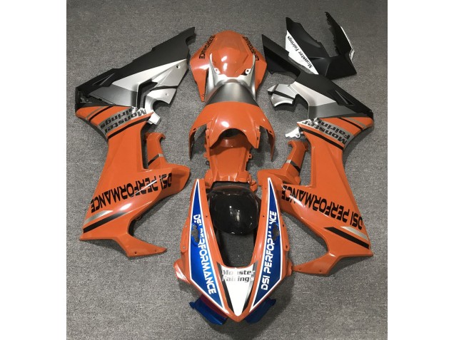 Gloss Orange & Blue 2017-2023 Honda CBR1000RR Motorcycle Fairing Gloss Orange & Blue 2017-2023 Honda CBR1000RR Motorcycle Fairing