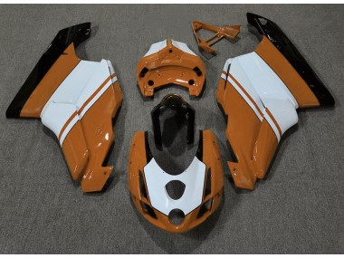 Gloss Orange & White 2003-2004 Ducati Ducati 749 999 Motorcycle Fairing