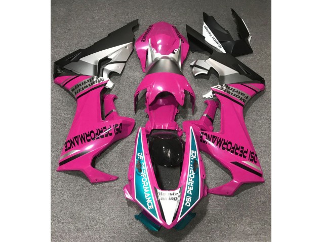Gloss Pink & Light Blue 2017-2023 Honda CBR1000RR Motorcycle Fairing Gloss Pink & Light Blue 2017-2023 Honda CBR1000RR Motorcycle Fairing