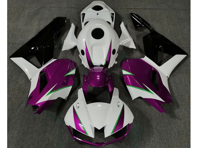 Gloss Pink White and Green 2013-2023 Honda CBR600RR Motorcycle Fairing Gloss Pink White and Green 2013-2023 Honda CBR600RR Motorcycle Fairing